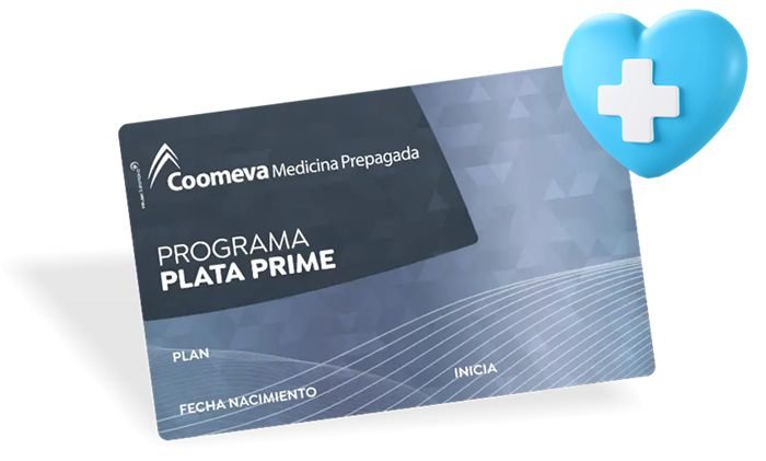 Tarjeta Programa Plata Prime Coomeva Medicina Prepagada